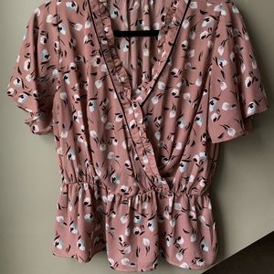 Modern Paisley Baby Doll Blouse